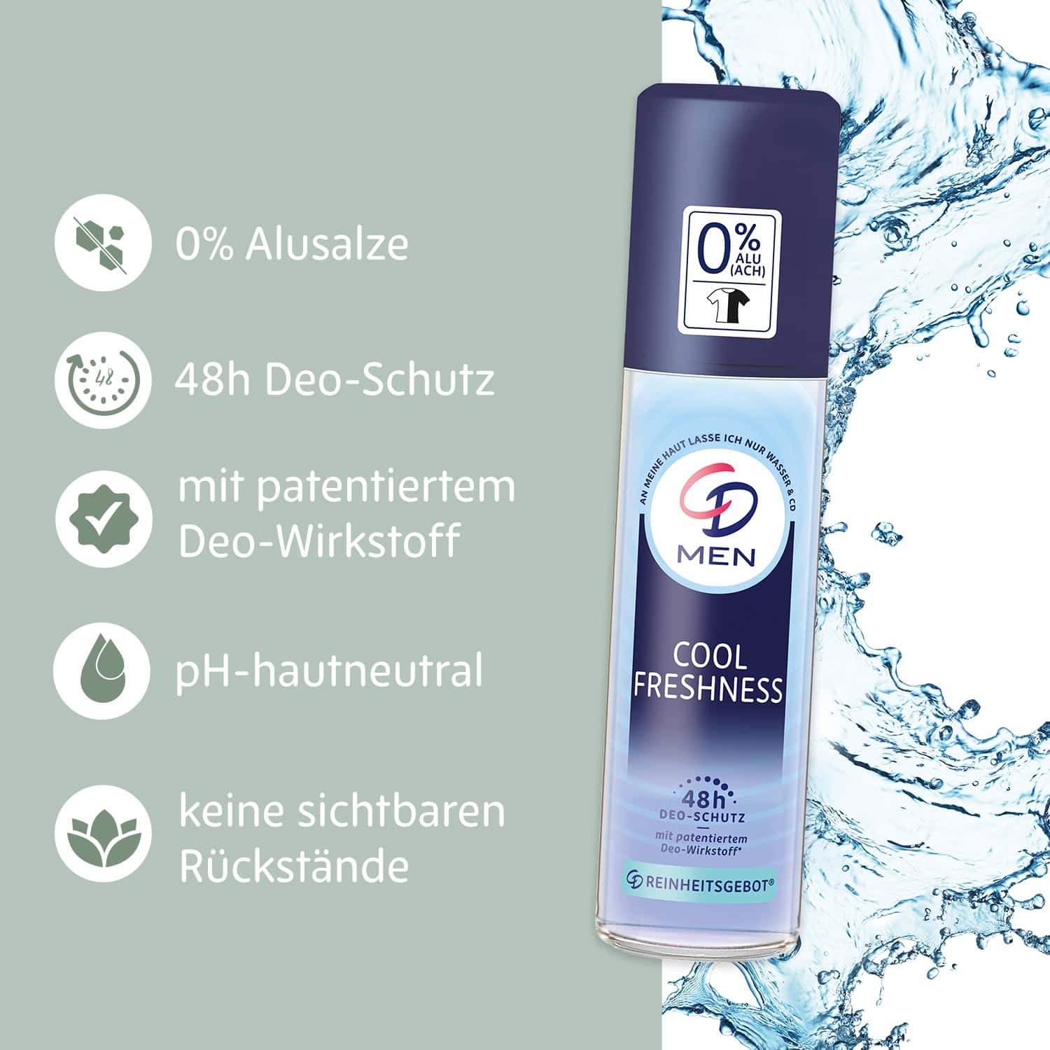Deo-Zerstäuber MEN - Cool Freshness – Bild 3
