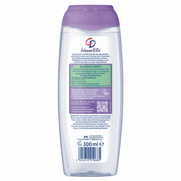 CD - Duschgel - Wasserlilie - 300ml