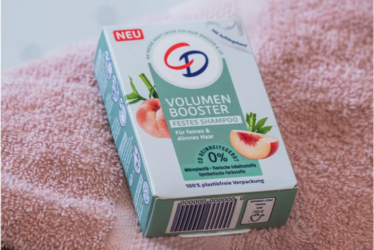 Das neue feste Shampoo von CD: Volumen Booster mit weißem Pfirsich und Bambus