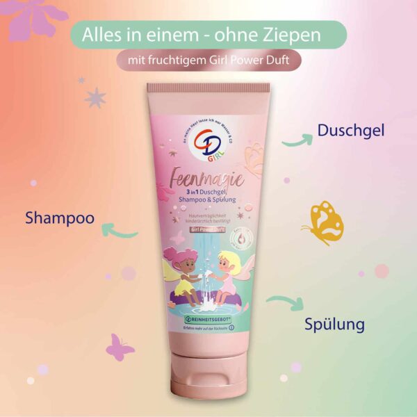 Duschgel – Feenmagie 3 in 1 – Bild 3