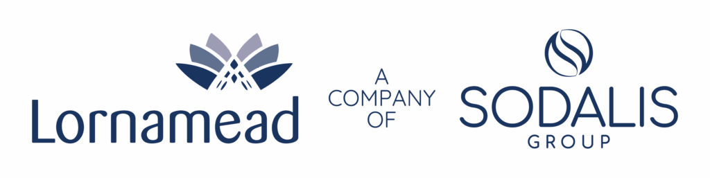 Lornamead Logo CMYK company of Sodalis blau
