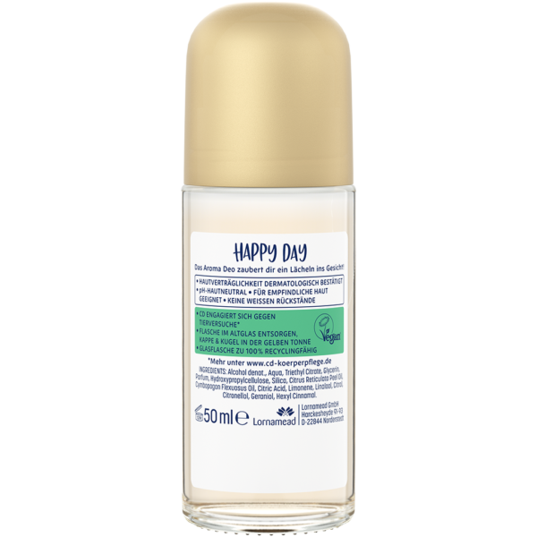 4045612008873 CD Aroma Deo Roll On Happy Day 50ml RS scaled