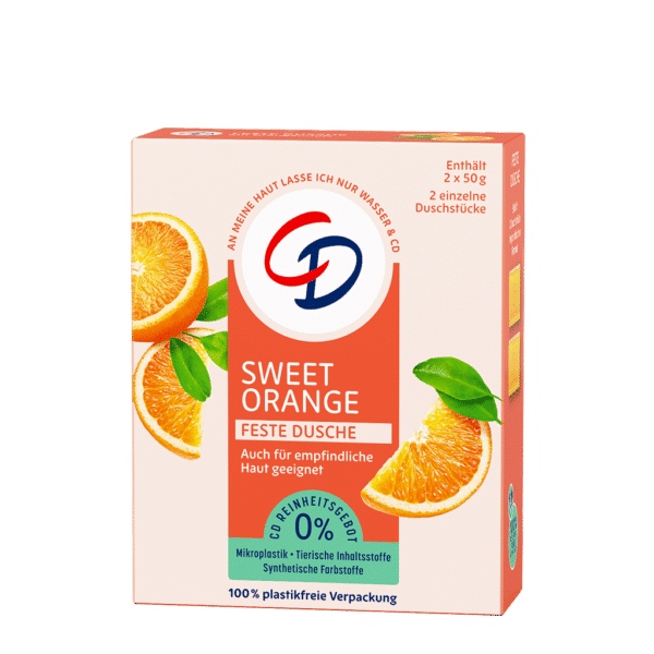 Feste Dusche Sweet Orange von CD Koerperpflege Vorderseite