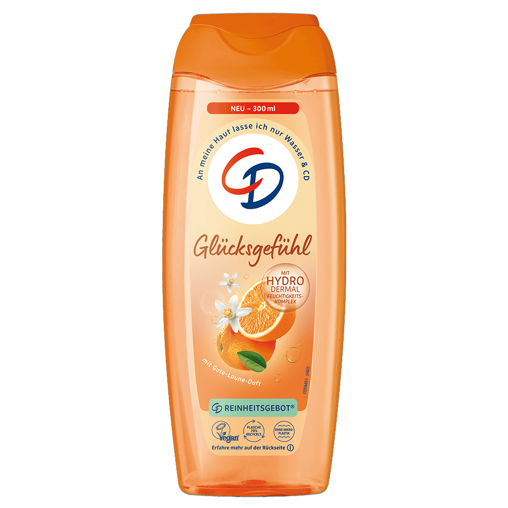 Gluecksgefuehl-300ml-CD-Dusche Feuchtigkeitsdusche - Gluecksgefuehl - CD